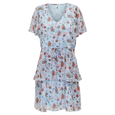 рокля,дамски,поли,и,рокли,jdy,melly,short,sleeve,short,dress,blue,(hemlock,aop,flower)