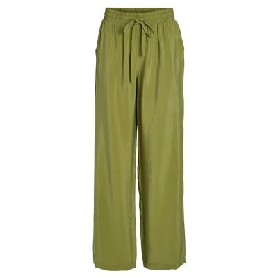 панталони,дамски,панталони,vila,jana,high,waist,pants,green,(calliste,green)