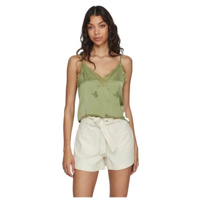 тениска,дамски,тениски,vila,miel,butterfly,lace,sleeveless,t,shirt,green,(calliste,green)