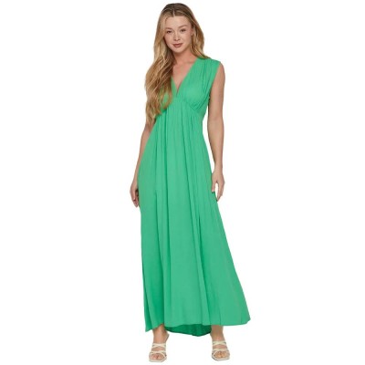 рокля,дамски,поли,и,рокли,vila,simones,sleeveless,long,dress,island,green,(green)