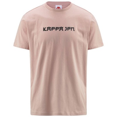 тениска,мъжки,тениски,kappa,authentic,jpn,glifer,short,sleeve,t,shirt,pink