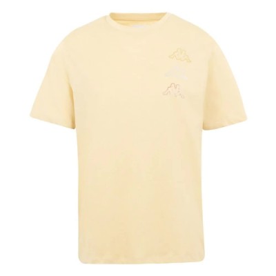 тениска,дамски,тениски,kappa,kemilia,short,sleeve,t,shirt,yellow,(beige,biscuit)