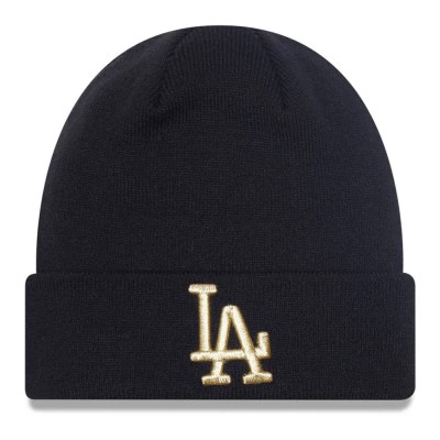 шапка,всички,шапки,new,era,los,angeles,dodgers,metallic,beanie,black,(black,xgd)