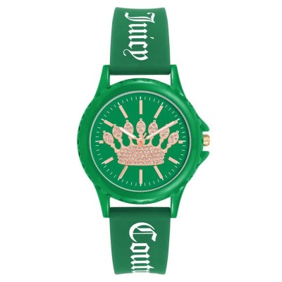 часовник,часовници,juicy,couture,jc,1324gngn,woman,watch,green,(silicone,mineral)