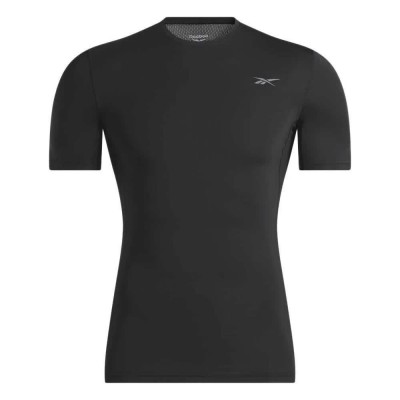тениска,мъжки,тениски,reebok,comp,short,sleeve,t,shirt,black,(black)
