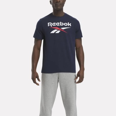тениска,мъжки,тениски,reebok,identity,big,logo,short,sleeve,t,shirt,vector,navy,(blue)