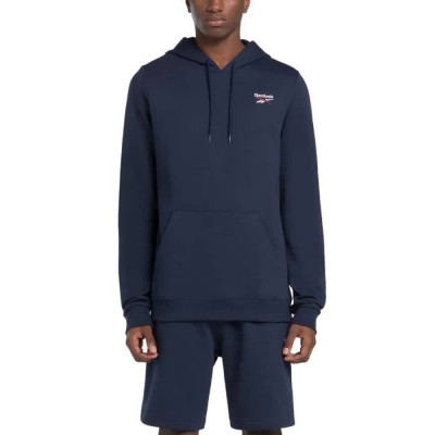 суичър,мъжки,пуловери,reebok,identity,small,logo,hoodie,blue