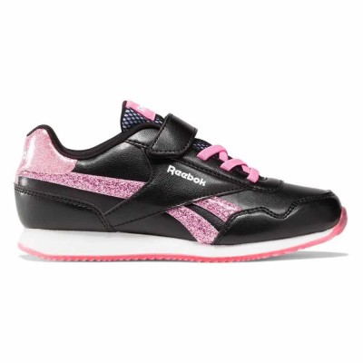 маратонки,детски,маратонки,reebok,royal,cl,jog,3.0,trainers,1v,black,trupnk,ftw,white,(pink)