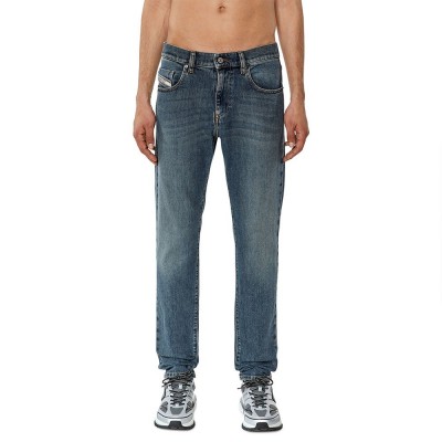 дънки,мъжки,панталони,diesel,09f74,2019,strukt,jeans,blue