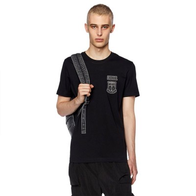 тениска,мъжки,тениски,diesel,diegor,k67,short,sleeve,t,shirt,black