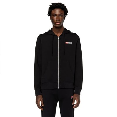 блуза,мъжки,пуловери,diesel,ginn,full,zip,sweatshirt,black,(deep,black)