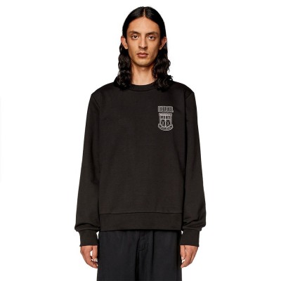 блуза,мъжки,пуловери,diesel,ginn,k38,sweatshirt,black