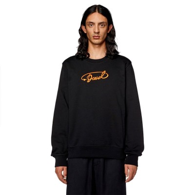 блуза,мъжки,пуловери,diesel,ginn,l6,sweatshirt,black