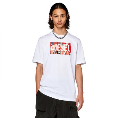 тениска,мъжки,тениски,diesel,just,l13,short,sleeve,t,shirt,white,(white)