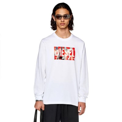 тениска,мъжки,тениски,diesel,just,l6,long,sleeve,t,shirt,white,(white)