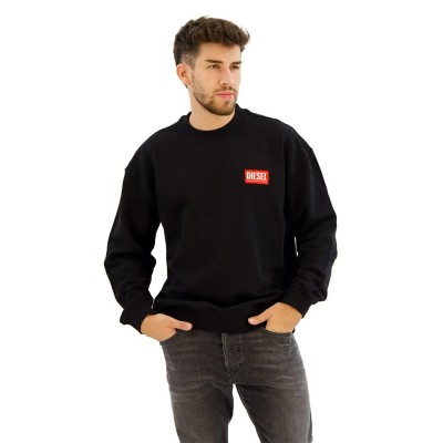 блуза,мъжки,пуловери,diesel,nlabel,l1,sweatshirt,black,(deep,black)