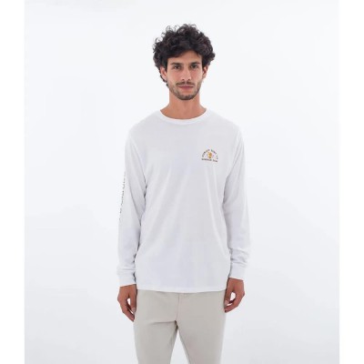 тениска,мъжки,тениски,hurley,evd,summer,daze,long,sleeve,t,shirt,white