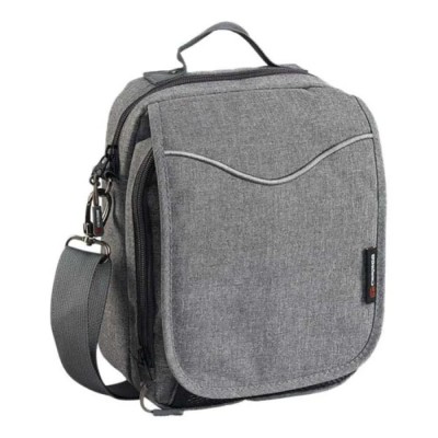 чанти,за,през,рамо,caribee,global,organiser,2l,crossbody,grey,(charcoal)