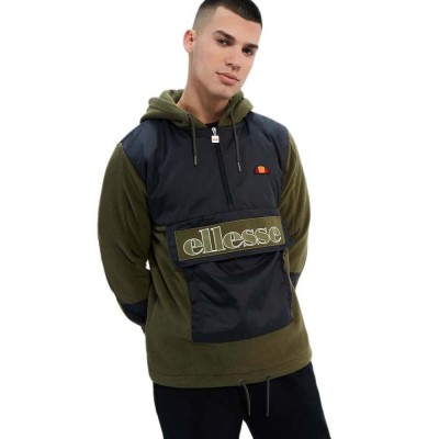 блуза,мъжки,пуловери,ellesse,legno,sweatshirt,green,(khaki,black)