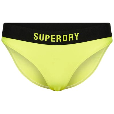 дамски,бански,костюми,superdry,code,elastic,bikini,bottom,yellow,(electric,lime)