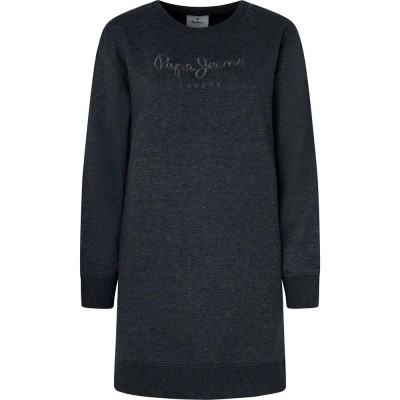 рокля,дамски,поли,и,рокли,pepe,jeans,britney,dress,long,sleeve,dress,blue,(dulwich)