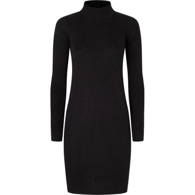 рокля,дамски,поли,и,рокли,pepe,jeans,estella,long,sleeve,dress,black