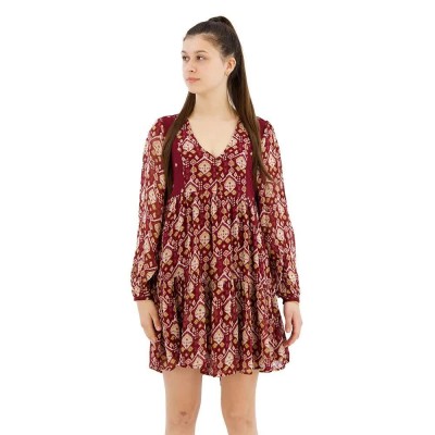 рокля,дамски,поли,и,рокли,pepe,jeans,galatea,long,sleeve,dress,red