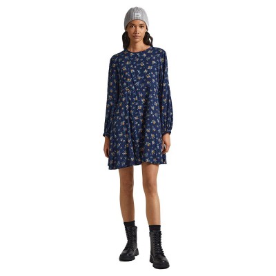 рокля,дамски,поли,и,рокли,pepe,jeans,inma,long,sleeve,dress,multicolor