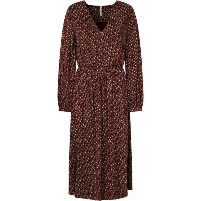 рокля,дамски,поли,и,рокли,pepe,jeans,kari,long,sleeve,dress,brown