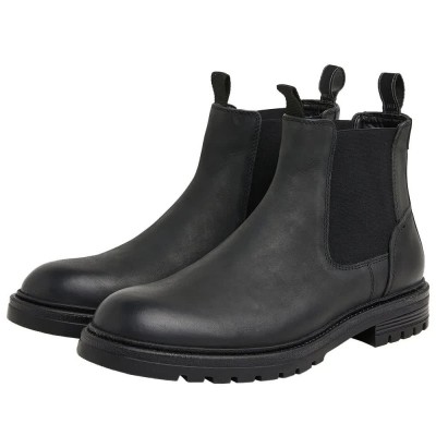 обувки,мъжки,боти,pepe,jeans,logan,chelsea,boots,black