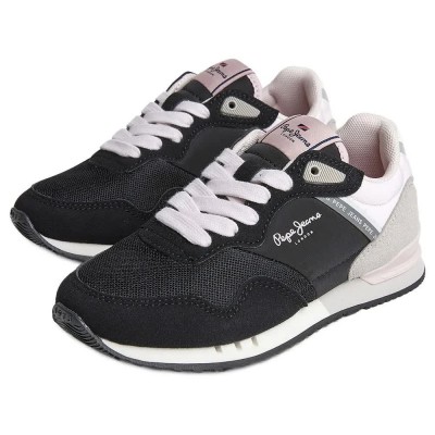 маратонки,мъжки,маратонки,дамски,маратонки,pepe,jeans,london,classic,g,trainers,black,(black)