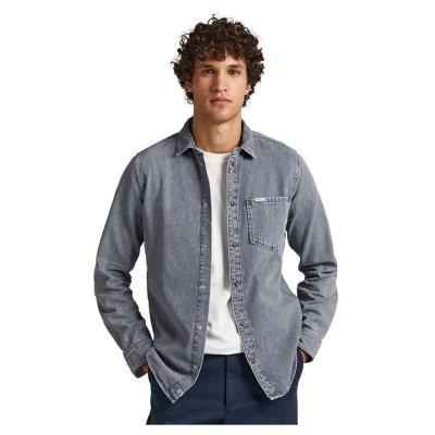риза,с,дълъг,ръкав,мъжки,ризи,pepe,jeans,porter,mono,long,sleeve,shirt,blue