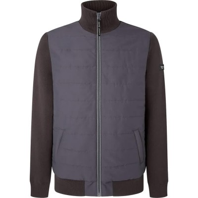 блуза,мъжки,пуловери,pepe,jeans,snell,full,zip,sweatshirt,washed,black,(grey)