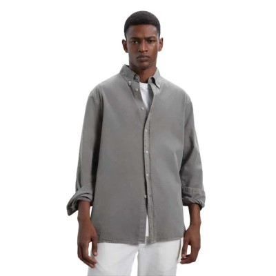 риза,с,дълъг,ръкав,мъжки,ризи,ecoalf,antejoalf,long,sleeve,shirt,grey,(olive)