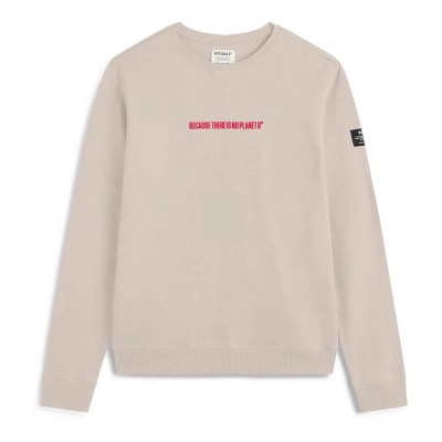 блуза,дамски,блузи,ecoalf,disaalf,sweatshirt,washed,stone,(beige)