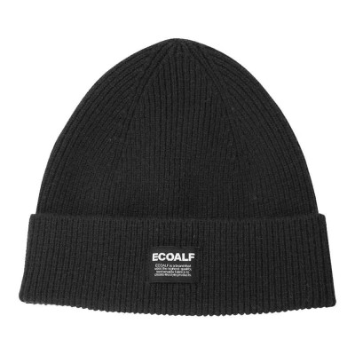 шапка,всички,шапки,ecoalf,woolalf,beanie,black,(black)