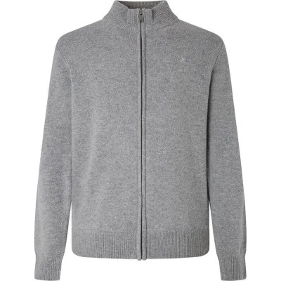 блуза,мъжки,пуловери,hackett,hm703021,full,zip,sweater,ash,grey,(grey)
