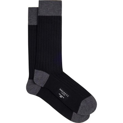 чорапи,мъжки,чорапи,hackett,merino,long,socks,black