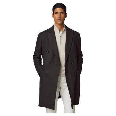 палто,мъжки,якета,hackett,ptooth,coat,brown,(dark,green)