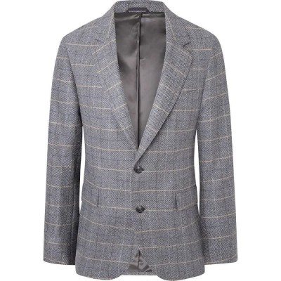 сако,мъжки,сака,hackett,tattersal,blazer,grey,(grey,multicolor)