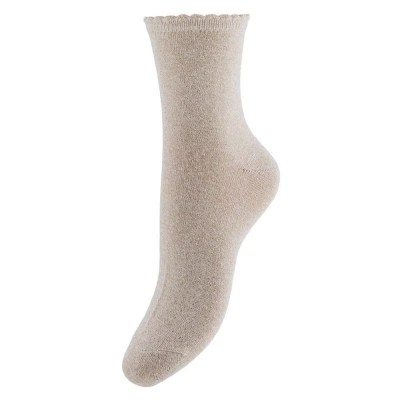 чорапи,дамски,чорапи,pieces,sebby,glitter,half,long,socks,1,pairs,birch,detail,gold,color,lurex,(beige)