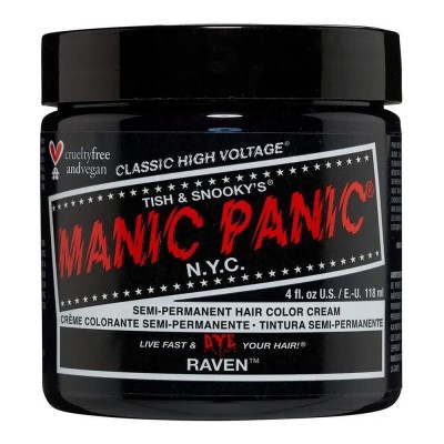 хигиена,коса,manic,panic,classic,hcr,permanent,dye,118ml,clear,(raven,n.11007)