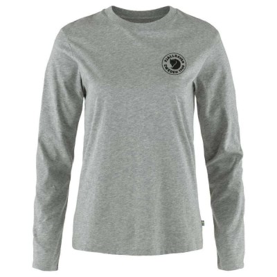 тениска,мъжки,тениски,дамски,тениски,fjällräven,1960,logo,long,sleeve,t,shirt,grey,(grey,melange)