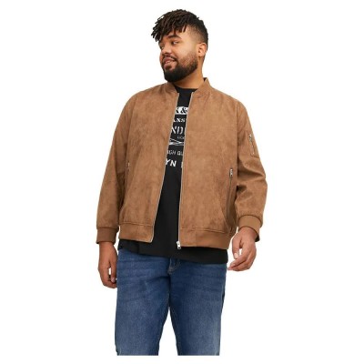 яке,мъжки,якета,jack,&,jones,rocky,faux,suede,jacket,brown,(cognac,detail,faux,suede)