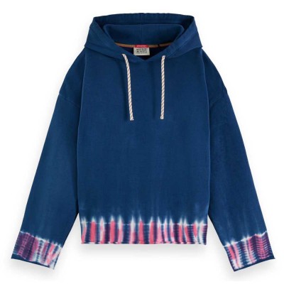 суичър,дамски,блузи,scotch,&,soda,cotton,in,conversion,dip,dye,hoodie,blue