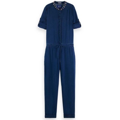 гащеризон,дамски,гащеризони,scotch,&,soda,indigo,tencel,jumpsuit,blue