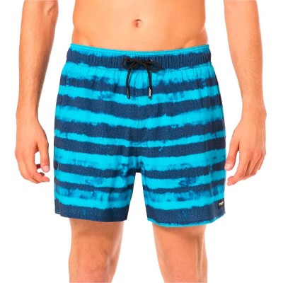 бански,гащета,мъжки,бански,костюми,oakley,blur,stripes,rc,16´´,swimming,shorts,blue,(blurred,stripe,black)