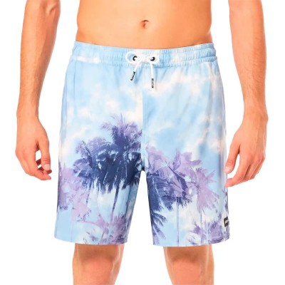 бански,гащета,мъжки,бански,костюми,oakley,canary,palms,rc,18´´,swimming,shorts,multicolor,(palms,clouds,light,blue)