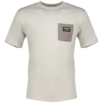 тениска,мъжки,тениски,oakley,classic,b1b,pocket,short,sleeve,t,shirt,lunar,rock,(white)