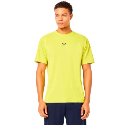 тениска,мъжки,тениски,oakley,foundational,training,short,sleeve,t,shirt,yellow,(sulphur)